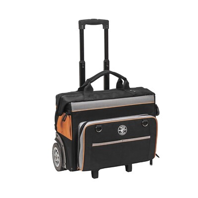 Klein Tools 55452RTB Tool Bag, Water Resistant Tool Storage Organizer Rolls o...
