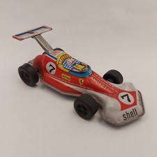 Vintage Japan Tin Toy Formula 1 FIAT Andretti Pull Friction Car