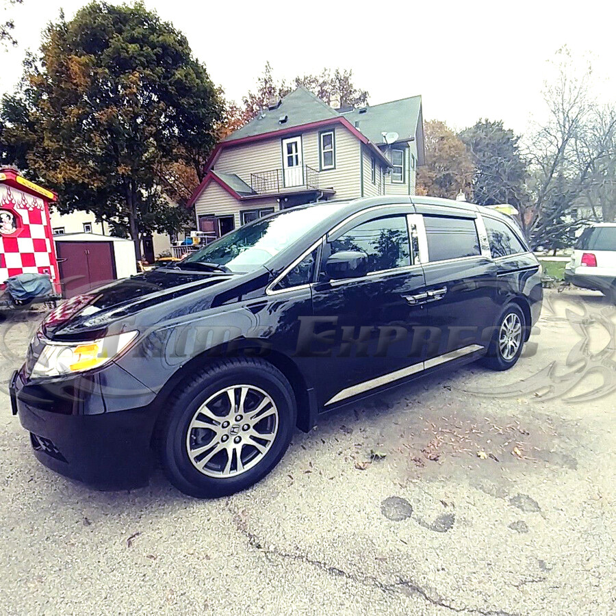 20112017 Honda Odyssey 4Pc Body Side Molding Trim Insert 2 1/4