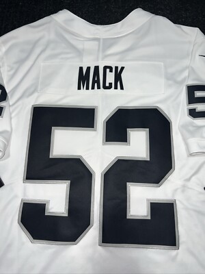New 2X Khalil Mack Mens 2XL Nike Tags Raiders White Limited