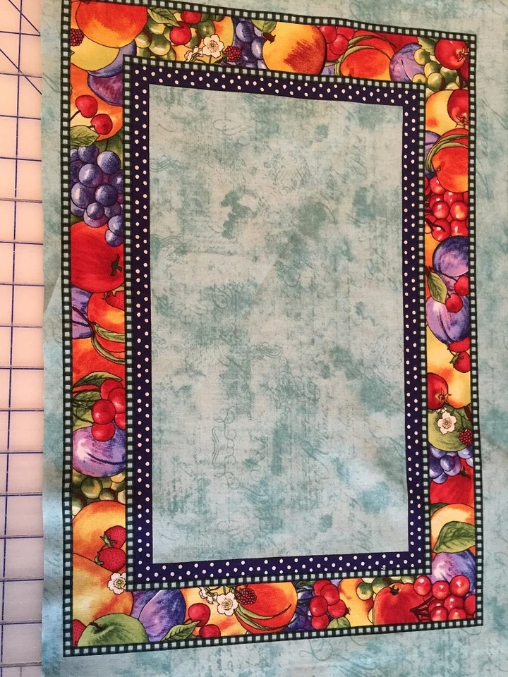 SUMMER PRESERVES 4 厨房塑料棉织物面板工艺缝纫,绗缝 — 第 3/4 张图片