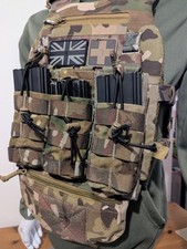 British Army Osprey 5.56 Ammunition Pouch Elastic - Surplus/Airsoft/Cadets/MOLLE