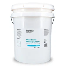 BodyMed Formulations Deep Tissue Massage Cream, 5 gal. – Fragrance-Free,