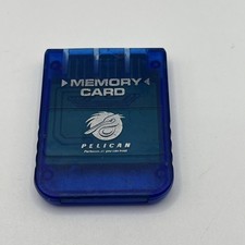 Pelican Blue Memory Card for Sony PlayStation 1