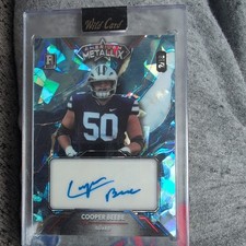 2023 Wild Card Metallix Cooper Beebe Rookie Auto #2/18 Dallas Cowboys. rookie card picture