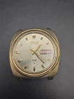 Seiko DX 17 36mm Gold Day/Date Mens Watch 6106-7097