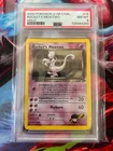 Pokemon 2000 Gym Challenge Holo #14 Rocket's Mewtwo PSA 8
