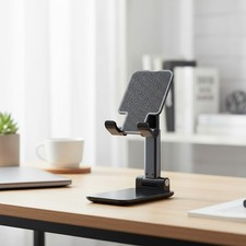 Adjustable Phone Stand for Smartphones, Tablets, and Kindles Under 8 Inches