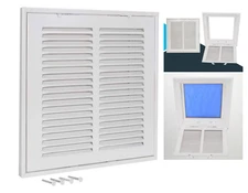 Many Sizes Steel Return Filter Grille for Mount Air Filter, Wall Ceiling Opening