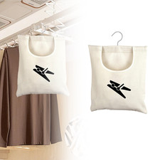 Hanging Canvas Peg Bag Cloth Line Laundry Washing Basket Storage Pouch Rotatable