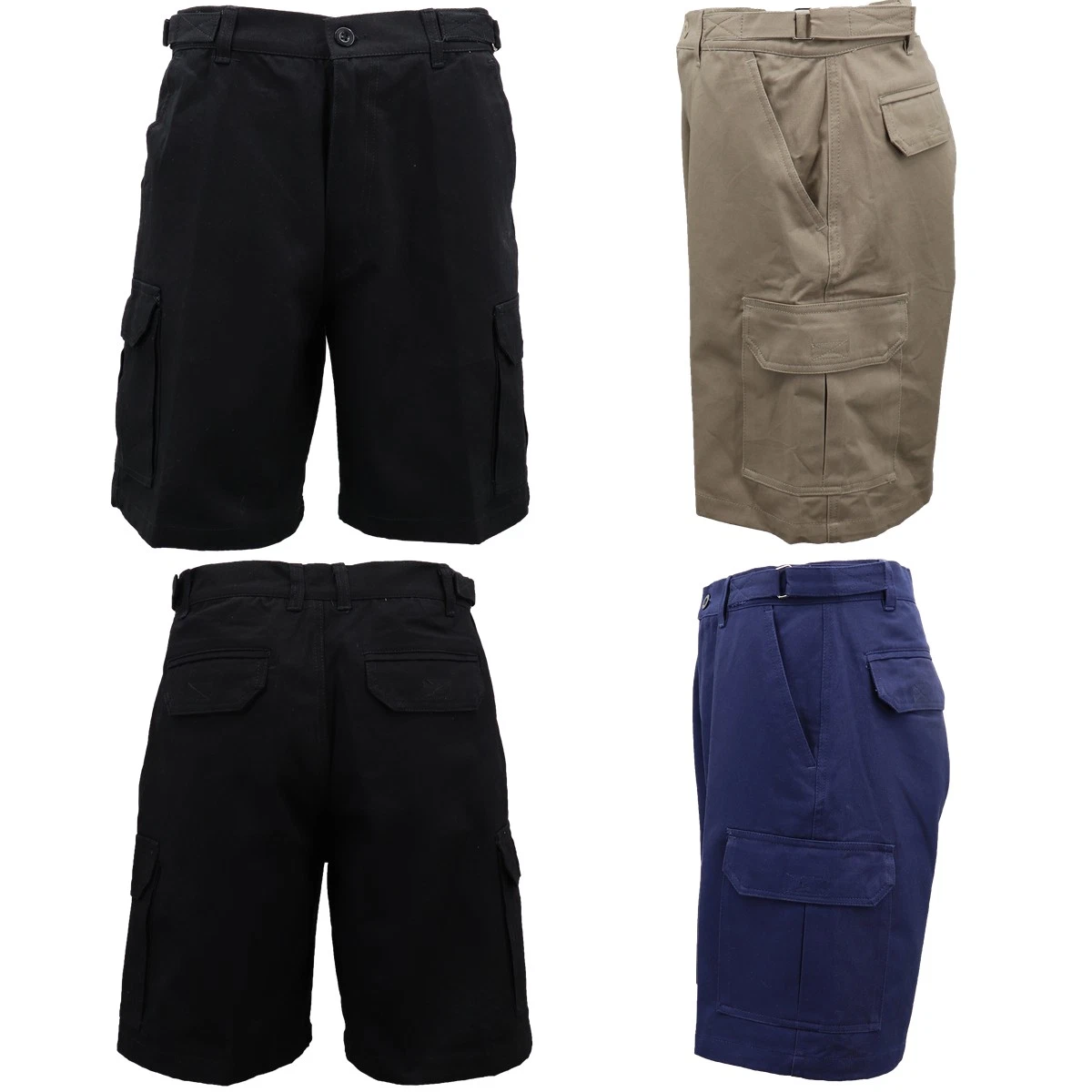 Men's 100% Heavy Duty Cotton Drill Cargo Work Shorts 6 Pockets Tradies Workwear
Opens in a new windo
