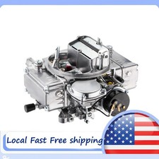 Electric Choke 4 Barrel Carburetor 600cfm For Holley 4160 0-80457s Silver