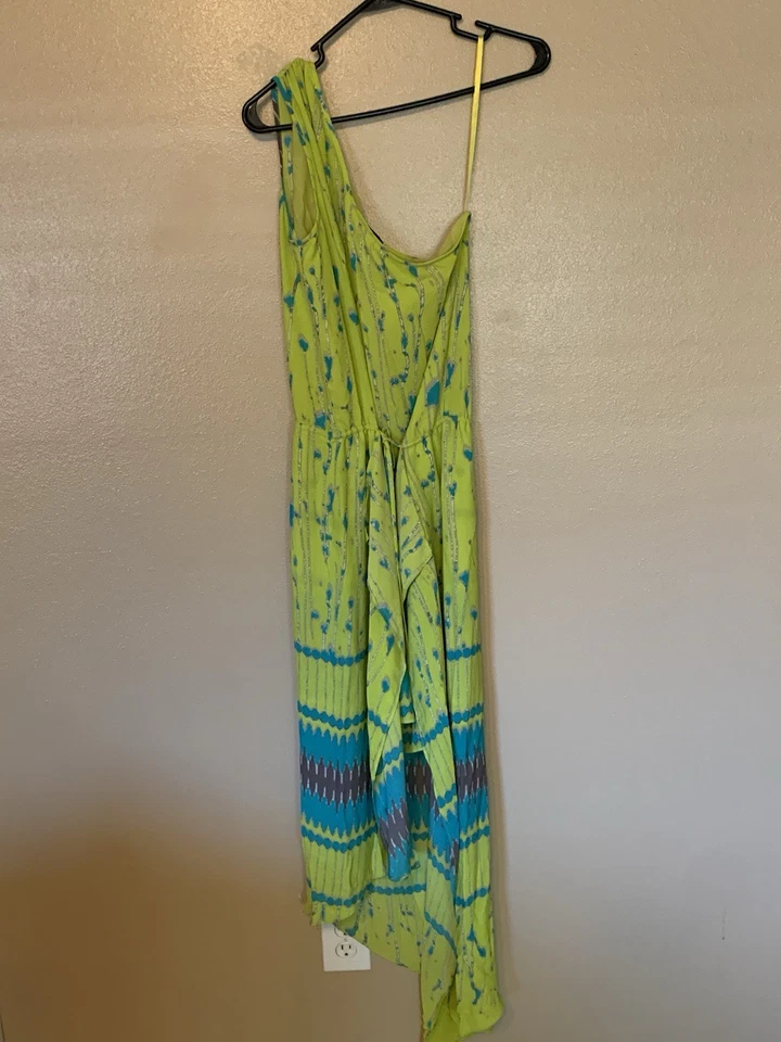 BCBG Maxazria Margo One Shoulder High Low Dress Size M - Image 3 of 4