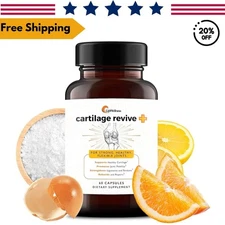 UpWellness Cartilage Revive + Joint Support Supplement for Men and Women 60 Caps