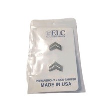 ELC Original Lapel Pin On Corporal Ranks Permabright Non Tarnish Made In The USA