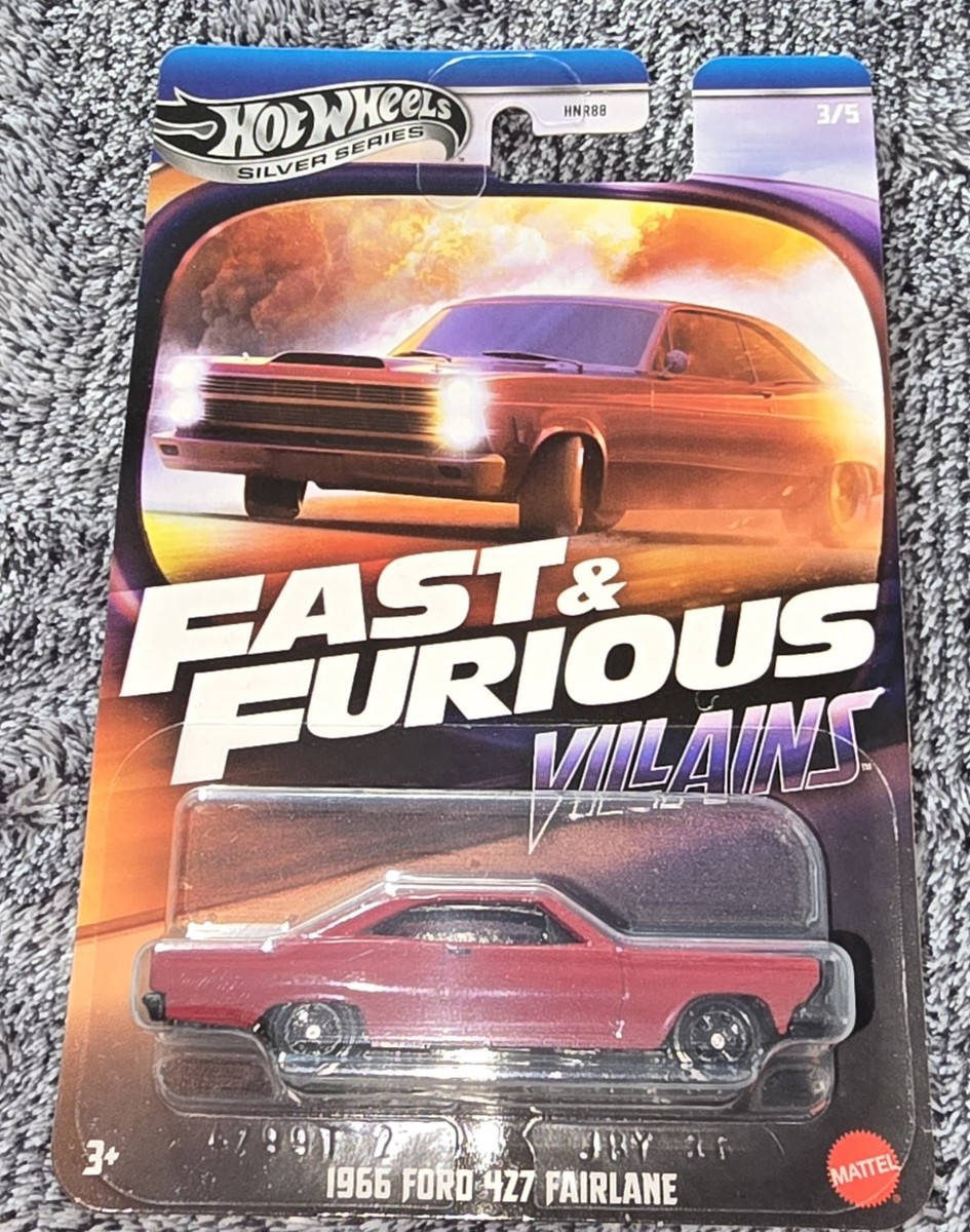 2025 Hot Wheels Silver Series Fast & Furious Villains Set of 5