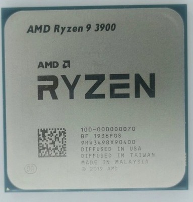 AMD Ryzen 9 3900 AM4 R9 3900 3.1GHz 12 core 24Thr 64MB 65W desktop CPU processor