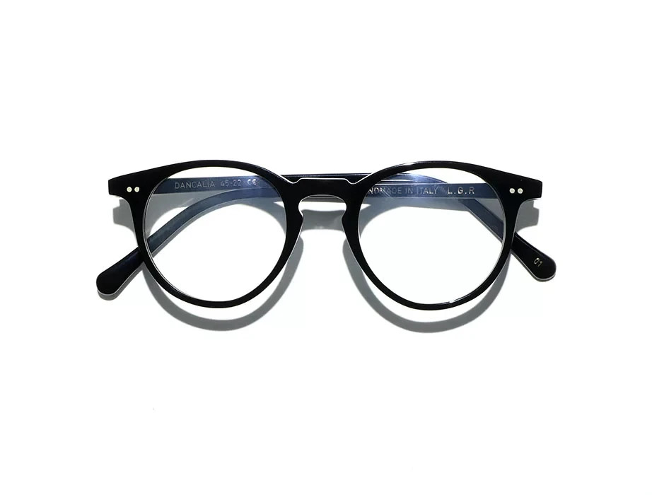 Lunettes L.G.R Dancalia 01 monture optique noire pantos anti-fatigue
