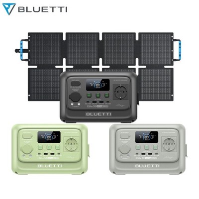 BLUETTI Elite 30V2 Powerstation 600W 288Wh LiFePO4 60W Solarpanel Solargenerator