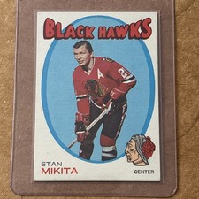 1971 Topps Hockey #125 Stan Mikita EX Chicago Blackhawks Vintage NHL Card
