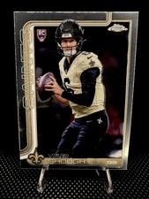 2025 Topps Chrome Football Tyler Shough #398 RC New Orleans Saints Rookie