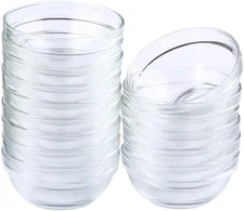 Mini Bowls 4 Inch Glass Bowls for Kitchen Prep, Dessert, Dips, and Candy Dishes 