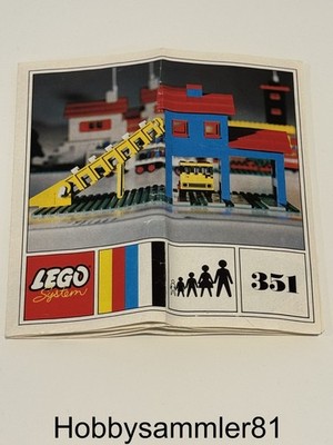 Lego 351 System Bauanleitung Loader Hopper with Truck - Kieswerk Fabrik