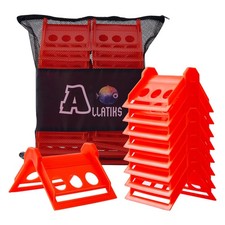 Allatiks 32 Pack 4" Flatbed Edge Protectors with Carrying Case - 4" Winch Rat...