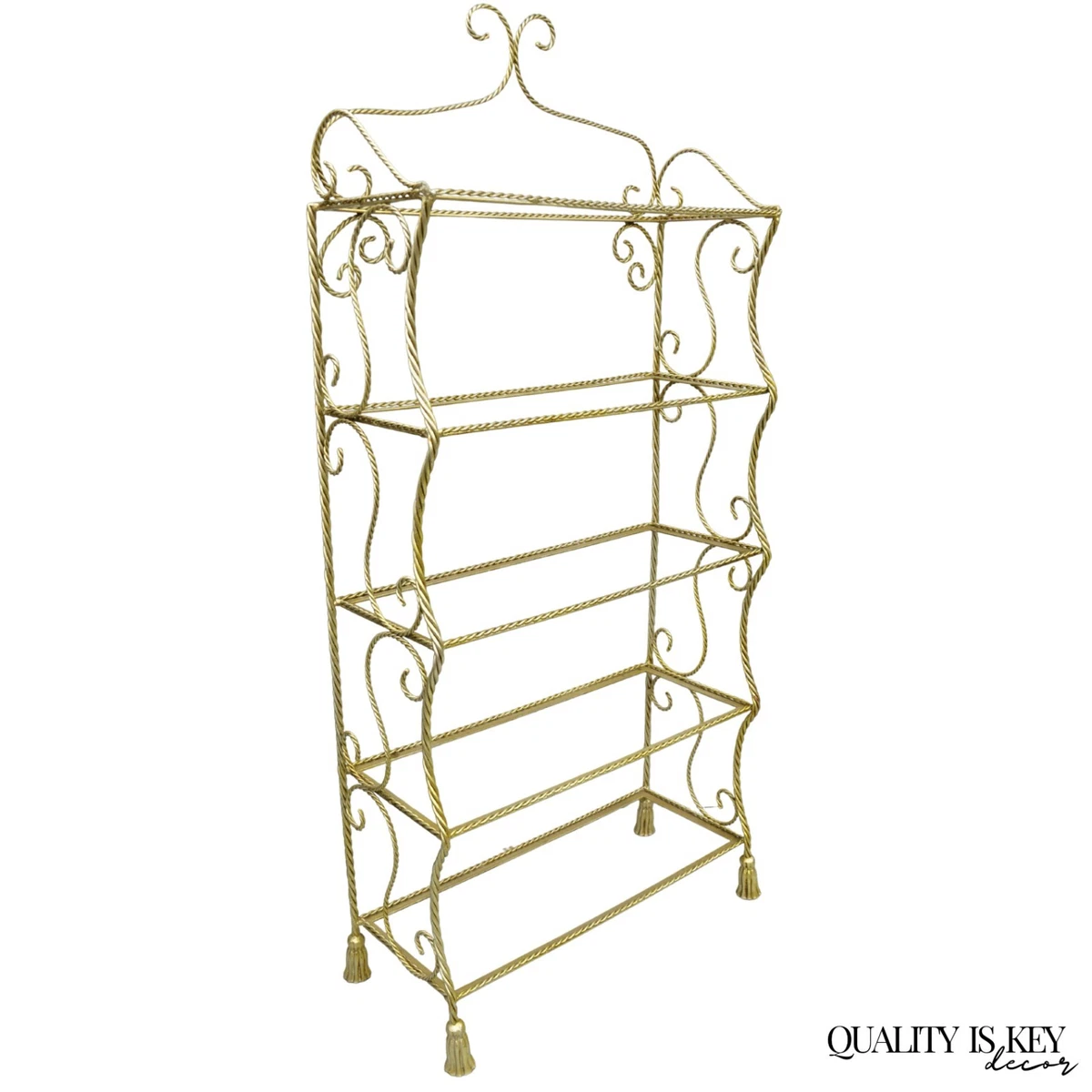 その他 70s Holly wood regency shelf American 1970s Hollywood