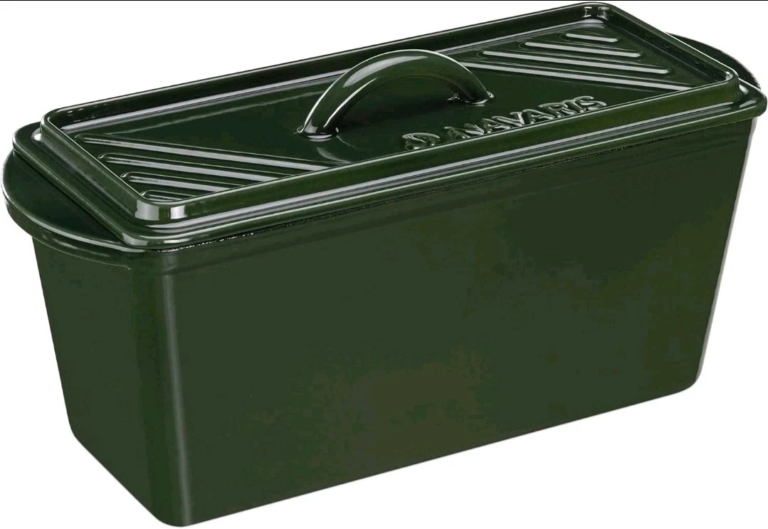 Navaris Bread Loaf Pan with Lid - Cast Iron Bread Baking Dish for Bulge Top or F
Opens in a new wind