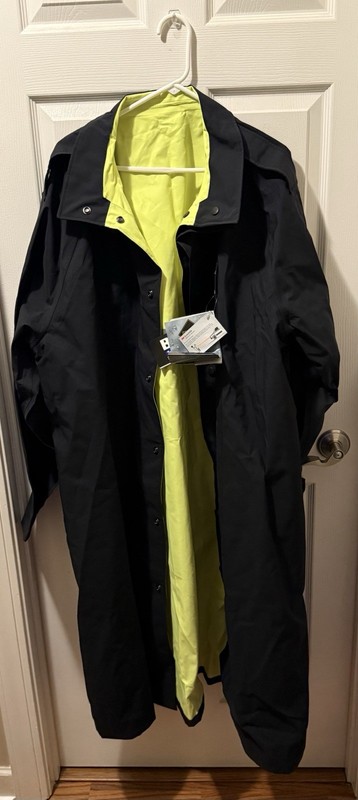 Blauer GTX 9690-7 Featherweight Reversible Raincoat Size 3XL Police/Security New