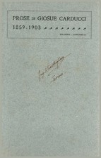 Prose di Giosue Carducci 1859-1903 - Giosuè Carducci [1911]