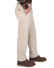 Coleman Men's Canvas Stretch Utility Work Pants 40 X 30 Oat Tear Resistant