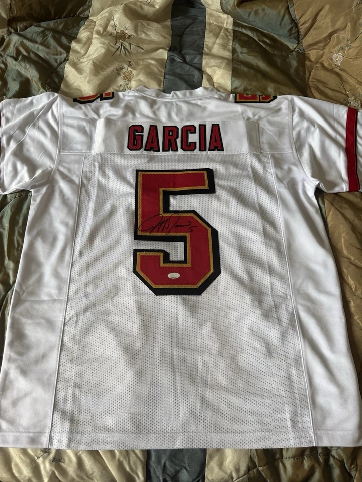 Jeff Garcia Signed San Francisco 49ers Custom Jersey (JSA Authenicated) - Imagem 2 de 3