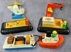 Vtg. Fisher Price Little People Offshore Cargo Set #945 Nearly Complete!