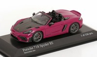 1:43 Minichamps Porsche 718 Spyder RS 2023 Pink/Black