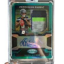 2025 Panini Certified - Freshman Fabric Mirror Signatures Jalen Milroe Teal /199