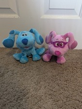 Blues Clues and You 6" Blue  Magenta Plush 2024 Nickelodeon Viacom Plush