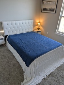 Tommy Hilfiger Home Curtain Panel 72x72 100% Cotton 12 Metal Grommets Blue Denim