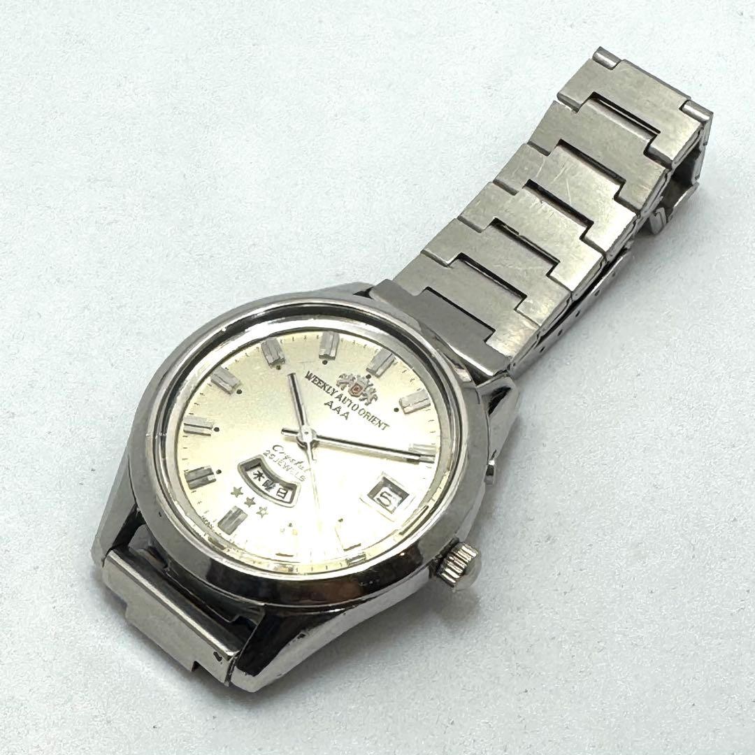 Weekly Orient Crystal 25stone DaydateOverhauled J… - image 8