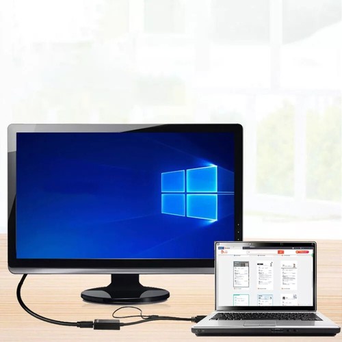 1080P VGA auf HDMI Audio-Untersützung Adapter Auflösung VGA zu HDMI PC - Bild 4 von 16