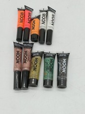 Bargain Lot of 10 Cosmic Moon - Metallic or Neon Hair Streaks, Glitter Hair Gels