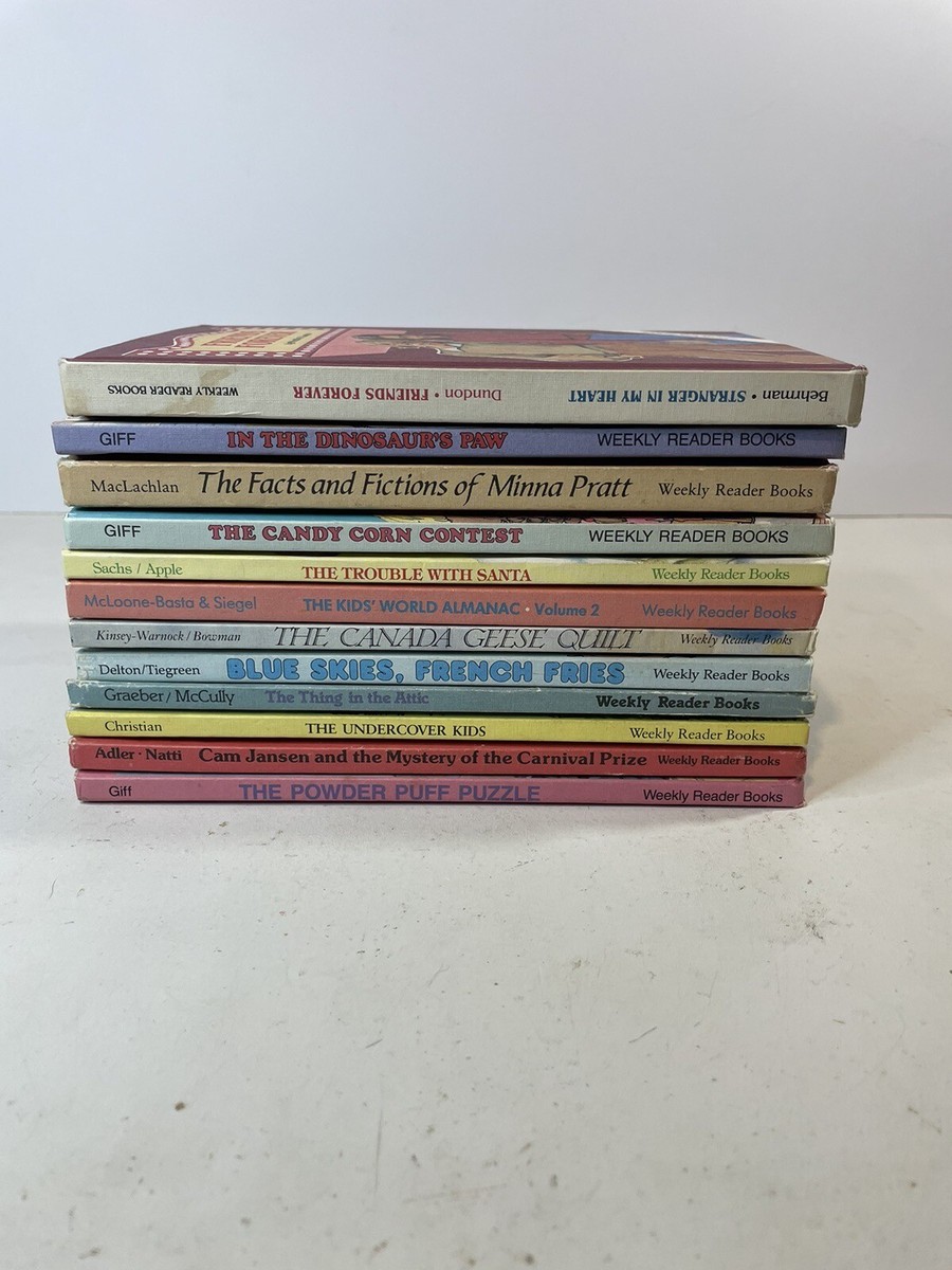 Vintage Weekly Readers Book Lot of 12 Childrens 1980s Hardcover