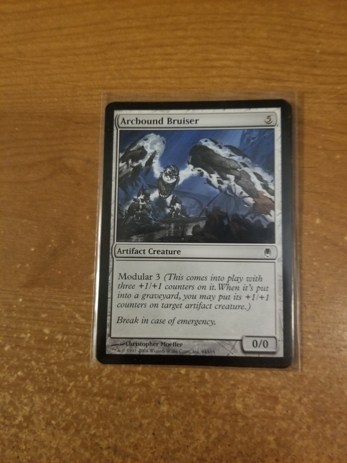 MAGIC THE GATHERING DARKSTEEL ARCBOUND BRUISER LIGHTLY PLAYED