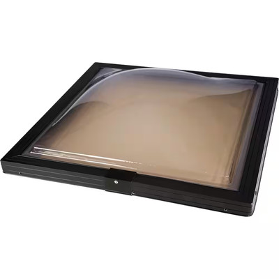 SUN-TEK Skylight W/ Aluminum Frame 19-1/2'' x 19-1/2'' Fixed Mount Polycarbonate