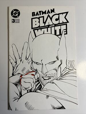 BATMAN BLACK AND WHITE #3  (DC Comics) BARRY WINDSOR SMITH 1ST PRINT