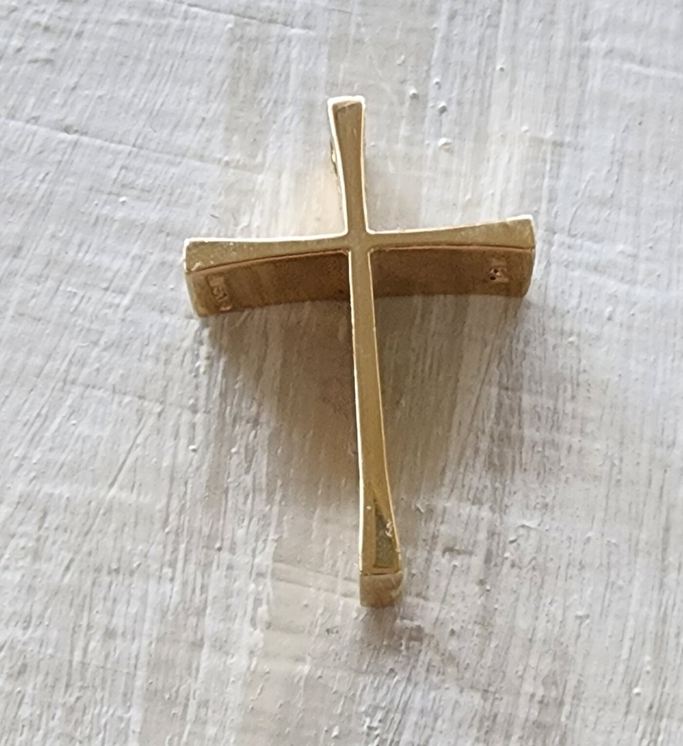 Retired James Avery Thick 14k Gold Cross Pendant Rare… Gem