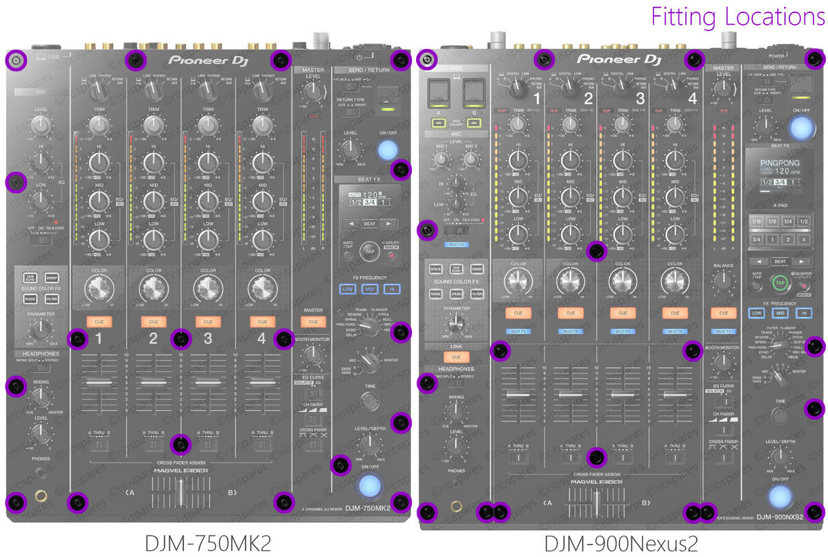 18x FACE PLATE SCREWS Pioneer DJM 750MK2 900NXS2 BLACK 18x FACE PLATE SCREWS Pioneer DJM 750MK2 900NXS2 BLACK