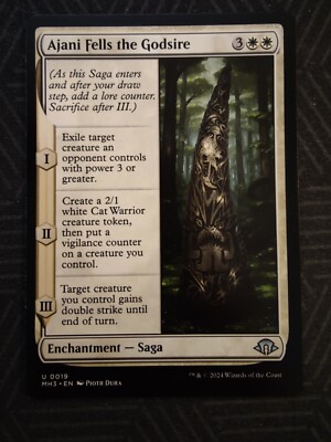 mtg ajani fells the godsire modern horizons 3