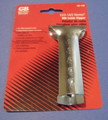 GARDNER BENDER CR-100 NM CABLE RIPPER ROMEX Y-STYLE | eBay